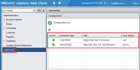 Estado de VMware OpenStack por DBigCloud