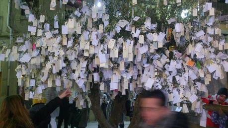 El árbol de los deseos de Vic en la Feria Medieval de Vic