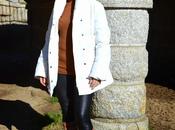 White parka ethnic socks