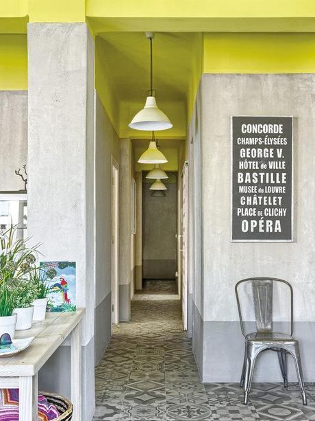 Un piso lima+gris Un piso lima+gris