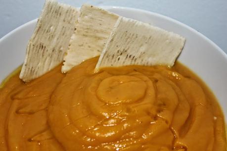 CREMA DE BONIATO Y CALABAZA AL COMINO