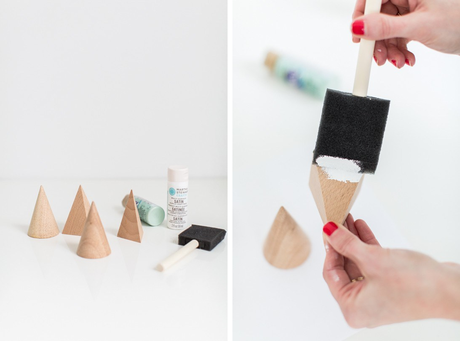 MINI ARBOLES DE NAVIDAD EN COLOR PASTEL