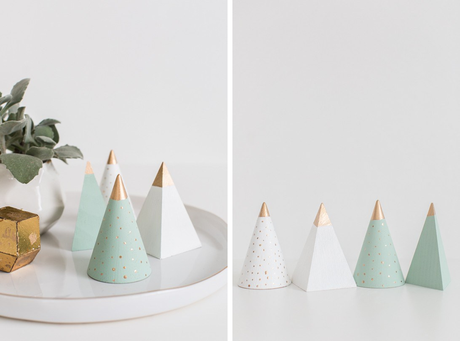 MINI ARBOLES DE NAVIDAD EN COLOR PASTEL