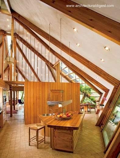 Cabaña orgánica forma diamante en Estados Unidos. Cabaña orgánica forma diamante en Estados Unidos.