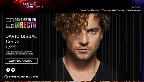 Feel the Live, plataforma española para transmisión en vivo de conciertos de música a través de Internet