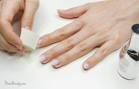 Manicura Frozen. Fácil y elegante de Navidad manicura frozen paso a paso | Deseo Beauty