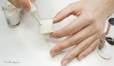 Manicura Frozen. Fácil y elegante de Navidad Manicura Navidad | Deseo Beauty