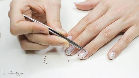 Manicura Frozen. Fácil y elegante de Navidad Manicura de Navidad paso a paso | Deseo Beauty
