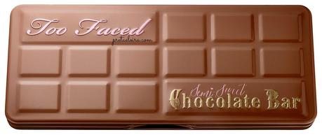 Fotos y swatches de la nueva Semi Sweet Chocolate Bar de Too Faced