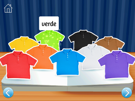 Algunas apps para momentos de ocio Aprende los colores y lee las palabras que los denominan.