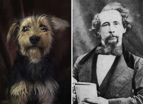 Charles Dickens y el perro imitador