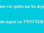 Cómo quién dejado seguir Twitter