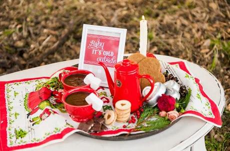 Ideas de decoración para bodas navideñas