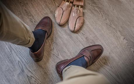 Review mocasines Penny de piel grabada de Vidal Fernández.