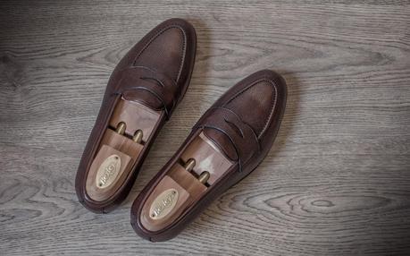 Review mocasines Penny de piel grabada de Vidal Fernández.