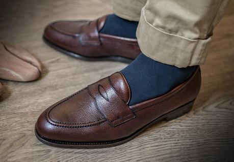 Review mocasines Penny de piel grabada de Vidal Fernández.