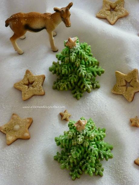 Galletas Árbol Copo de Nieve