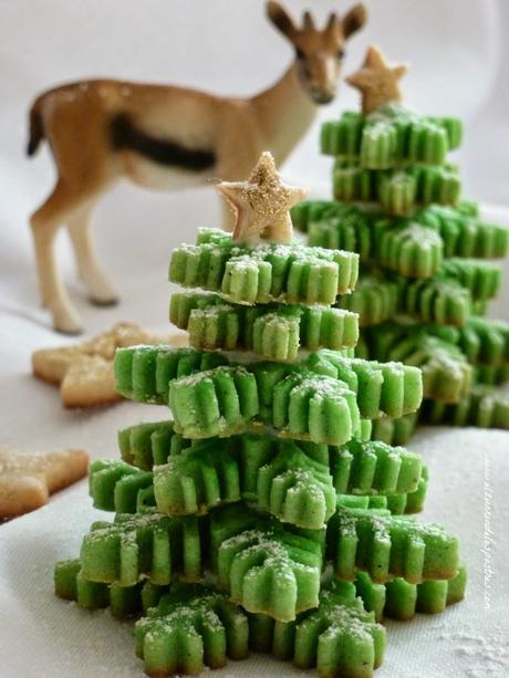 Galletas Árbol Copo de Nieve