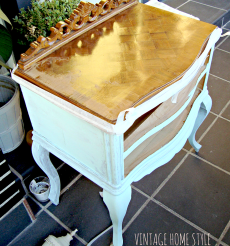 Mesita vintage color Mint