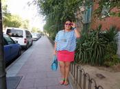 Look: Mini Denim Skirt