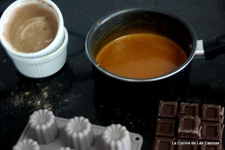 Coulant de Chocolate relleno de Crema de Toffee