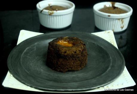 Coulant de Chocolate relleno de Crema de Toffee