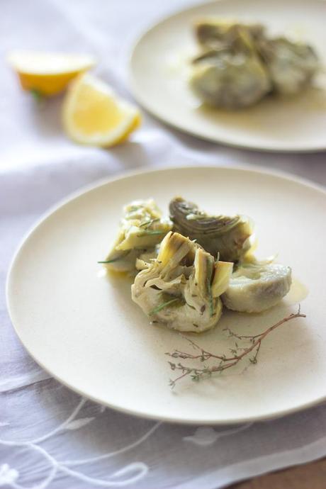 Marinated artichokes with spices | Alcachofas marinadas con especias