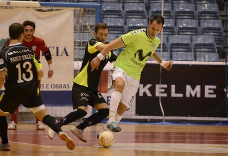 Inter Movistar se clasifica para las semifinales de la Copa del Rey tras derrotar a Santiago Futsal por 2-5