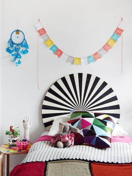 Coleccionando color y piezas retro. Una decoración para el caos