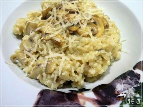 Risotto de champiñones