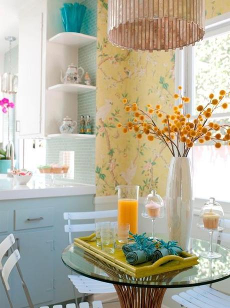 Una Cocina Renovada: Alegre, Retro y Femenina. Una Cocina Renovada: Alegre, Retro y Femenina.