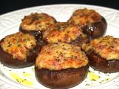 Campiñones Portobello rellenos Jamon