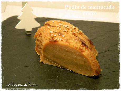 Pudin de Mantecados al Microondas