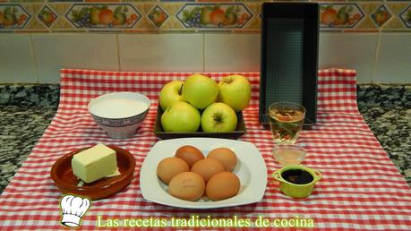 Receta flan de manzana sin leche