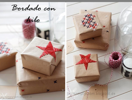 IDEAS CON PAPEL KRAFT PARA ENVOLVER LOS REGALOS NAVIDEÑOS