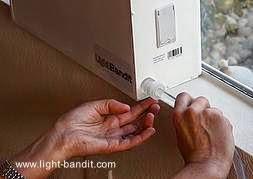 Iluminación interior con rayos solares.