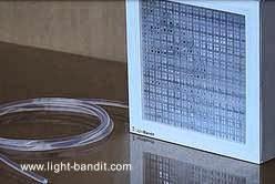 Iluminación interior con rayos solares.