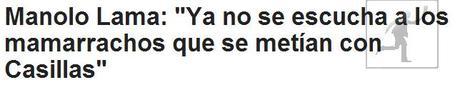 La hipocresía de Manolo Lama con los insultos La hipocresía de Manolo Lama con los insultos