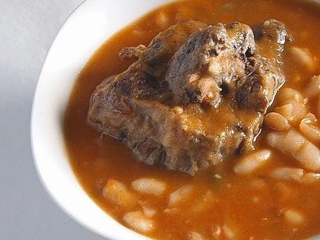 Judías con rabo de buey