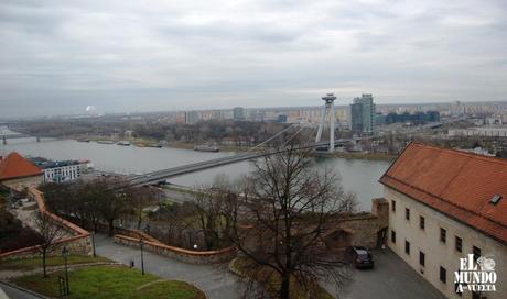 Vistas desde el castillo de Bratislava