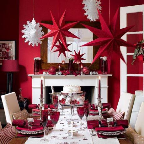 Decoración mesas navideñas