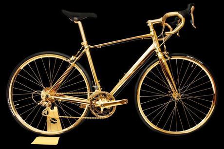 Goldgenie Biciclceta Chapada en Oro 1