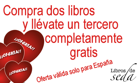 Oferta 3x2 con la Editorial Libros de Seda