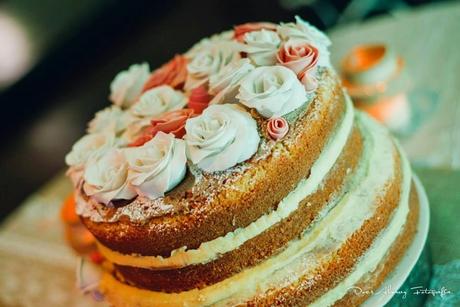 Las Tortas rústicas están de moda.  ¡Naked Cake!