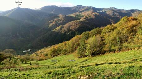 Por las brañas quirosanas de Toriezo, Faedo y Fresnéo