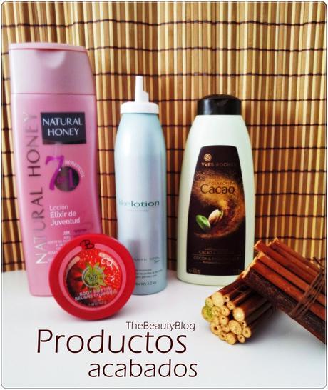 Productos acabados Noviembre/Diciembre 2014 Cuidado Corporal :)