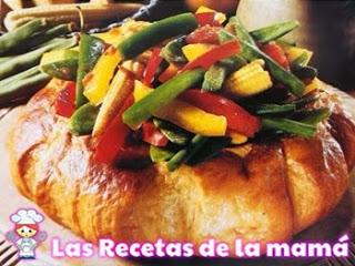 Receta de Verduras en costra