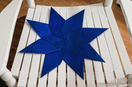 DIY: Una estrella de Navidad Waldorf para la ventana