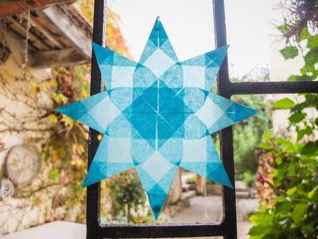 DIY: Una estrella de Navidad Waldorf para la ventana