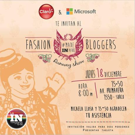 Vuelve el Fashion Bloggers Runway Show para La Intendencia